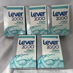 Lever 2000 Original Bar Soap‎ 4.5 OZ  Lot Of 5 SEALED Unilever